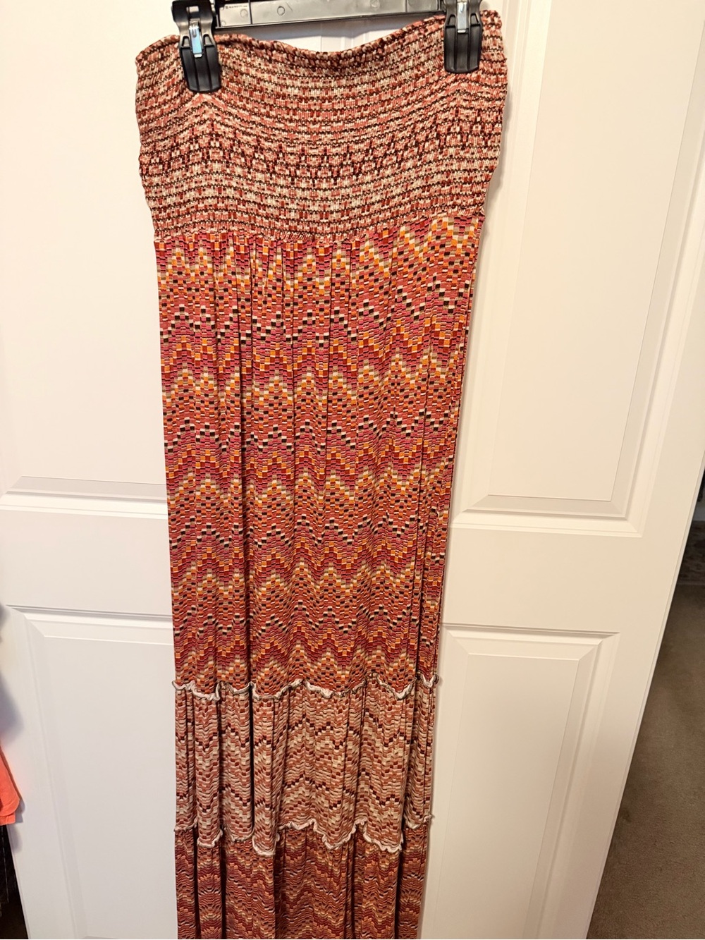 a.n.a Multi-Color Chevron Maxi Dress